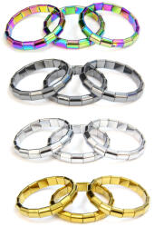  Bratara Hematit Multicolor - Diametru 56 mm - Perna - 12x10 mm - 1 Buc - concepttropic - 48,00 RON