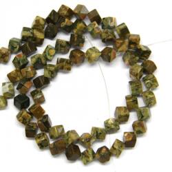 Jasp Margele Pietre Semipretioase Cub - 8 x 8 mm