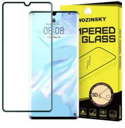 Rexdigital Huawei P30 Pro edzett üveg FEKETE TELJES KÉPERNYŐS FULL SCREEN HAJLÍTOTT tempered glass kijelzőfólia kijelzővédő védőfólia karcálló kijelzős