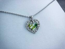 R. M. ékszer Páfrányka műgyanta nyaklánc (19186BA)