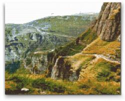 Gyémántszemes festmény - Bucsecs-hegység, Románia 3 Méret: 30x40cm, Keretezés: Keret nélkül (csak a vászon), Gyémántok: Négyzet alakú