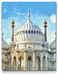 Gyémántszemes festmény - Royal Pavilion, Brighton, Anglia Méret: 40x50cm, Keretezés: Műanyagtáblával, Gyémántok: Kerek