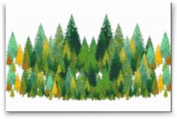 Gyémántszemes festmény - Fenyő Méret: 40x60cm, Keretezés: Kartonlemezen, Gyémántok: Négyzet alakú