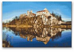  Gyémántszemes festmény - Tynieci bencés apátság, Lengyelország Méret: 40x60cm, Keretezés: Keret nélkül (csak a vászon), Gyémántok: Négyzet alakú