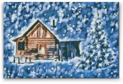  Gyémántszemes festmény - Meseház Méret: 40x60cm, Keretezés: Műanyagtáblával, Gyémántok: Kerek