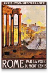 Gyémántszemes festmény - Vintage Róma Méret: 40x60cm, Keretezés: Keret nélkül (csak a vászon), Gyémántok: Négyzet alakú
