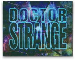 Gyémántszemes festmény - Doctor Strange Méret: 40x50cm, Keretezés: Fatáblával, Gyémántok: Kerek