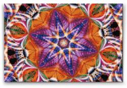  Gyémántszemes festmény - Mandala 15 Méret: 40x60cm, Keretezés: Kartonlemezen, Gyémántok: Négyzet alakú