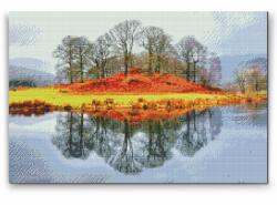  Gyémántszemes festmény - lake District, Cumbria, Egyesült Királyság Méret: 40x60cm, Keretezés: Keret nélkül (csak a vászon), Gyémántok: Négyzet alakú