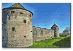 Gyémántszemes festmény - Bozóki kolostor, Szlovákia Méret: 40x60cm, Keretezés: Keret nélkül (csak a vászon), Gyémántok: Kerek