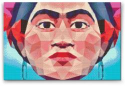  Gyémántszemes festmény - Frida Kahlo Méret: 40x60cm, Keretezés: Kartonlemezen, Gyémántok: Kerek