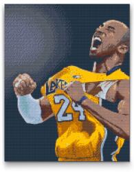 Gyémántszemes festmény - Kobe Bryant 2 Méret: 30x40cm, Keretezés: Kartonlemezen, Gyémántok: Kerek