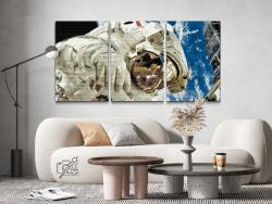  Gyémántszemes festmény - Űrhajós (3 db-os készlet) Méret: 30x40cm (3db), Keretezés: Kartonlemezen, Gyémántok: Kerek