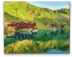  Gyémántszemes festmény - Bilea-tó, Románia 2 Méret: 30x40cm, Keretezés: Műanyagtáblával, Gyémántok: Négyzet alakú