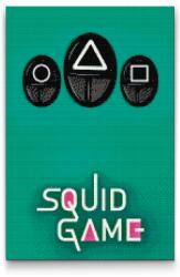 Gyémántszemes festmény - Squid game - Jelek 2 Méret: 40x60cm, Keretezés: Műanyagtáblával, Gyémántok: Kerek