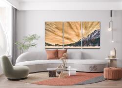 Gyémántszemes festmény - Magas-Tátra (3 db-os készlet) Méret: 30x40cm (3db), Keretezés: Kartonlemezen, Gyémántok: Kerek