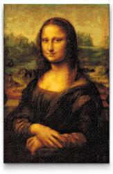 Gyémántszemes festmény - Leondardo da Vinci: Mona Lisa Méret: 40x60cm, Keretezés: Kartonlemezen, Gyémántok: Négyzet alakú