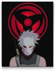  Gyémántszemes festmény - Naruto nindzsa Méret: 40x50cm, Keretezés: Fatáblával, Gyémántok: Kerek