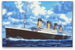 Gyémántszemes festmény - Titanic Méret: 40x60cm, Keretezés: Fatáblával, Gyémántok: Négyzet alakú