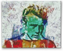 Gyémántszemes festmény - James Dean Méret: 30x40cm, Keretezés: Keret nélkül (csak a vászon), Gyémántok: Kerek