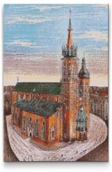 Gyémántszemes festmény - Krakkói katedrális Méret: 40x60cm, Keretezés: Kartonlemezen, Gyémántok: Kerek