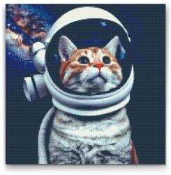  Gyémántszemes festmény - Űrhajós akarok lenni Méret: 50x50cm, Keretezés: Műanyagtáblával, Gyémántok: Kerek