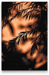  Gyémántszemes festmény - Naplemente árnyék Méret: 40x60cm, Keretezés: Keret nélkül (csak a vászon), Gyémántok: Kerek