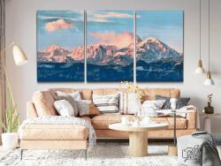 Gyémántszemes festmény - Alpok napsütésben (3 db-os készlet) Méret: 40x60cm (3db), Keretezés: Műanyagtáblával, Gyémántok: Kerek