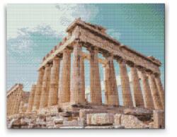  Gyémántszemes festmény - Athéni Akropolisz Méret: 30x40cm, Keretezés: Keret nélkül (csak a vászon), Gyémántok: Kerek