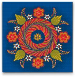 Gyémántszemes festmény - Mandala 4 Méret: 50x50cm, Keretezés: Műanyagtáblával, Gyémántok: Négyzet alakú