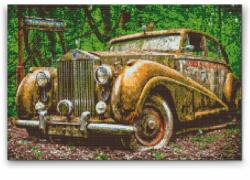 Gyémántszemes festmény - Rolls Royce Méret: 40x60cm, Keretezés: Keret nélkül (csak a vászon), Gyémántok: Kerek