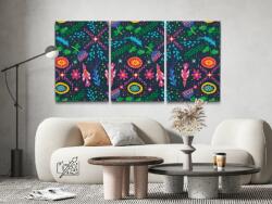  Gyémántszemes festmény - Vidám háttér (3 db-os készlet) Méret: 30x40cm (3db), Keretezés: Kartonlemezen, Gyémántok: Kerek