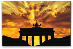  Gyémántszemes festmény - Brandburgi kapu Méret: 40x60cm, Keretezés: Keret nélkül (csak a vászon), Gyémántok: Négyzet alakú