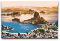  Gyémántszemes festmény - Rio De Janeiro Méret: 40x60cm, Keretezés: Keret nélkül (csak a vászon), Gyémántok: Kerek
