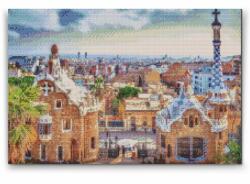 Gyémántszemes festmény - Güell park, Barcelona Méret: 40x60cm, Keretezés: Műanyagtáblával, Gyémántok: Négyzet alakú