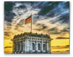  Gyémántszemes festmény - Bundestag Méret: 40x50cm, Keretezés: Keret nélkül (csak a vászon), Gyémántok: Négyzet alakú