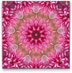  Gyémántszemes festmény - Mandala 9 Méret: 50x50cm, Keretezés: Műanyagtáblával, Gyémántok: Kerek
