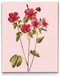 Gyémántszemes festmény - Vintage virágok Méret: 30x40cm, Keretezés: Műanyagtáblával, Gyémántok: Kerek