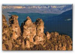  Gyémántszemes festmény - Blue Mountains, Ausztrália Méret: 40x60cm, Keretezés: Műanyagtáblával, Gyémántok: Kerek