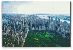  Gyémántszemes festmény - Central Park, New York Méret: 40x60cm, Keretezés: Kartonlemezen, Gyémántok: Négyzet alakú