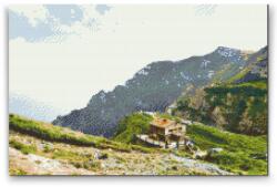  Gyémántszemes festmény - Bucsecs-hegység, Románia Méret: 40x60cm, Keretezés: Keret nélkül (csak a vászon), Gyémántok: Négyzet alakú