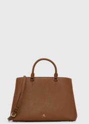 Lauren Ralph Lauren bőr táska barna - barna Univerzális méret - answear - 131 990 Ft