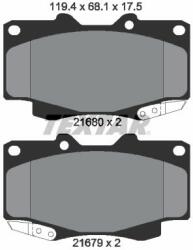 TEXTAR set placute frana, frana disc TEXTAR 2168003 (2168003)