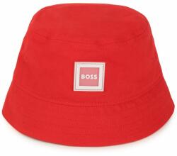 Boss gyerek kalap piros, pamut - piros 56