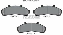 TEXTAR set placute frana, frana disc TEXTAR 2347201 (2347201)