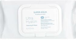 Missha Șervețele de curățare cu uleiuri și acid hialuronic - Missha Super Aqua Ultra Hyalron Cleansing Oil Wipes 30 buc