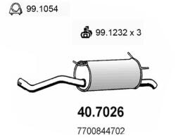 ASSO Toba esapament finala ASSO 40.7026 - piesa-auto