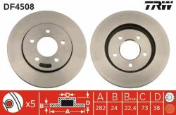 TRW Disc frana TRW DF4508 (DF4508) - automobilus
