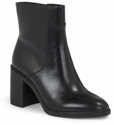 Calvin Klein Jeans Bokacsizma Mid Block Heel Boot Lth Wn YW0YW01259 Fekete (Mid Block Heel Boot Lth Wn YW0YW01259)