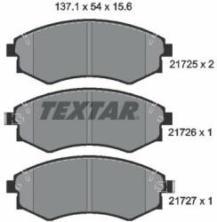 TEXTAR set placute frana, frana disc TEXTAR 2172502 (2172502)